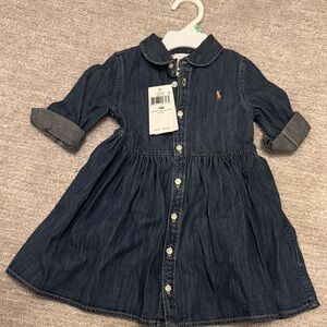 Denim Blue Kids Dress